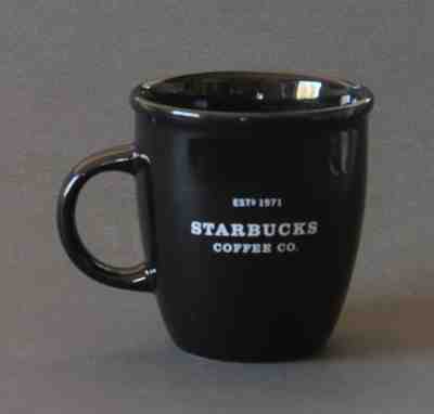Starbucks 2002 Barista Abbey Black Coffee Mug - Sold on eBay Sep, 22nd 2018 for $14.99