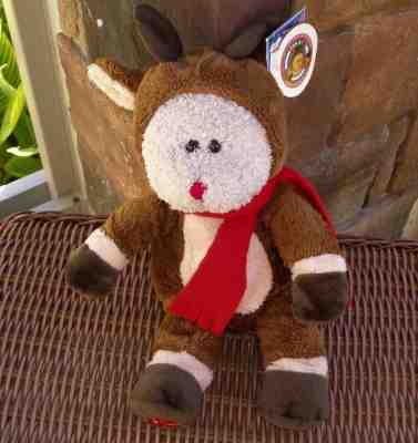 STARBUCKS Coffee Christmas Holiday 2003 28th Ed Plush Bearista Bear Reindeer - Sold on eBay Nov, 6th 2018 for $10.95
