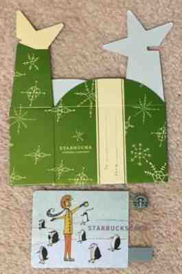 Starbucks 2003 Penguin Games  Card With Matching Sleeve RARE - Sold on eBay Nov, 6th 2018 for $10.00