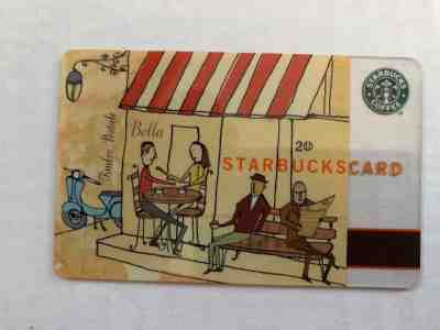 Starbucks 2003 Vespa card never swiped  - Sold on eBay Nov, 5th 2018 for $25.00