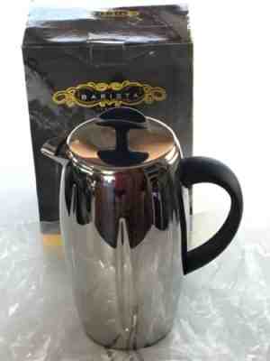 NIB 2003 Starbucks Barista Insulated Thermal Stainless Steel French Coffee Press - Sold on eBay Nov, 5th 2018 for $41.45