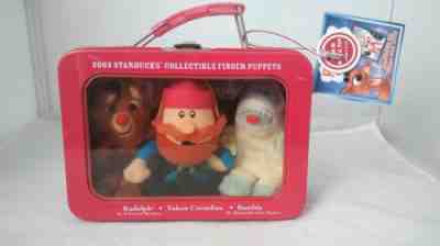 2003 Starbucks Collectible Finger Puppets Lunch box Rudolph Bumble Cornelius - Sold on eBay Oct, 22nd 2018 for $29.99