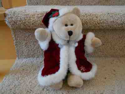 Starbucks Barista Bear  CHRISTMAS BEAR MRS. 36th Edition 10" plush 2004 - Sold on eBay Nov, 17th 2018 for $4.33