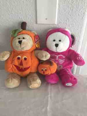 LOT OF 2 STARBUCKS HALLOWEEN BEARISTA TEDDY BEARS WITH ORIG TAGS--2004/2008 - Sold on eBay Oct, 8th 2018 for $4.50