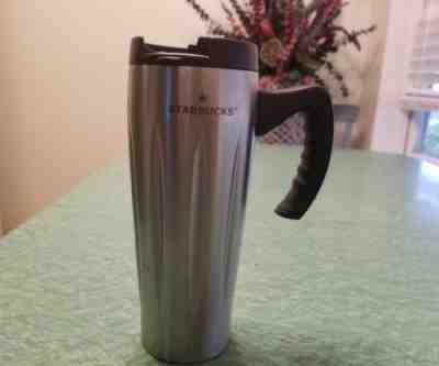  Starbucks 2004 Stainless Steel Solo Aromo tumbler, 16 oz  - Sold on eBay Oct, 7th 2018 for $24.99