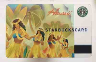 2004 Starbucks Gift Card. HAWAII. First year issue  New. Worldwide shipping - Sold on eBay Oct, 4th 2018 for $24.99
