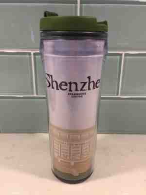 Starbucks 2004 Global Icon Shenzhen City Travel Plastic Mug 12oz - Sold on eBay Oct, 3rd 2018 for $9.43
