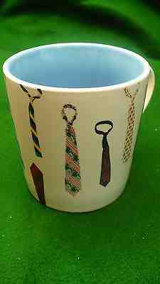 Starbucks cup mug  2004  porcelain china (?) 16 oz Fathers Day Mens tie motif - Sold on eBay Sep, 30th 2018 for $9.95