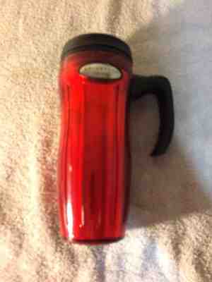 STARBUCKS  COFFEE INSULATED TRAVEL MUG--2004--16 OZ--FREE SHIP--VGC - Sold on eBay Sep, 29th 2018 for $19.87
