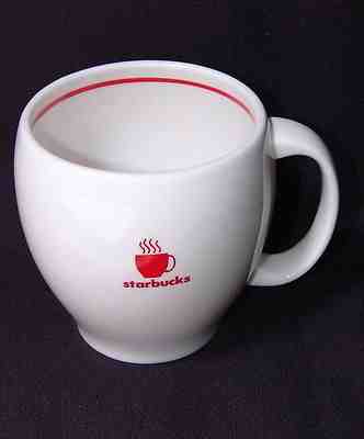 2004 White Starbucks Mug with red line - Sold on eBay Sep, 26th 2018 for $19.95
