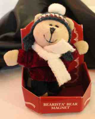 Starbucks  Winter Bearista Bear  Magnet 2005  - Sold on eBay Nov, 17th 2018 for $2.30