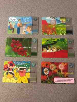 Starbucks Cards Lot Summer Cards Some Pins Intact 2003 2004 2005 2006 Rare HTF - Sold on eBay Nov, 14th 2018 for $10.50