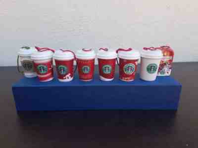 Lot of 8 STARBUCKS Holiday Mini To Go Cup Holiday Christmas Blend Coffee 2005-10 - Sold on eBay Nov, 14th 2018 for $29.99