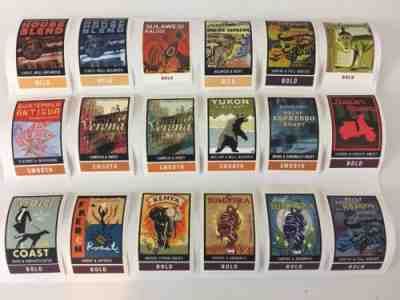 Starbucks Coffee Sticker LOT of 18 Stamps Stickers Classic Line 2005 - Sold on eBay Nov, 14th 2018 for $9.00