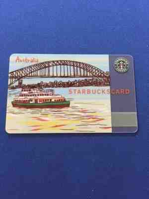 Rare NEW Starbucks Card 2005 Australia Sydney Harbour Bridge Harbor Old Logo  - Sold on eBay Nov, 13th 2018 for $19.99