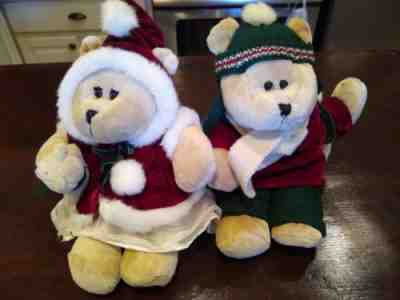 2005 Starbucks Bearista Bear Couple Boy & Girl Velvet Coats - Sold on eBay Nov, 5th 2018 for $14.99