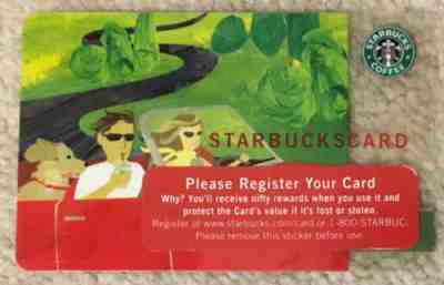 Starbucks 2005  Fathers Day Road trip Card RARE - Sold on eBay Nov, 2nd 2018 for $5.50