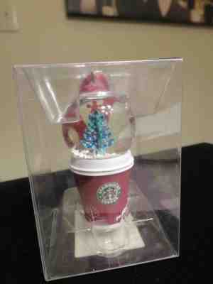 Starbucks 2006 Holiday Snow Globe Christmas Tree Ornament New in Box - Sold on eBay Nov, 7th 2018 for $19.99