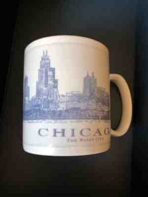 Starbucks Chicago The Windy City Architecture Series Coffee Mug Cup 18oz 2006 - Sold on eBay Nov, 6th 2018 for $15.00