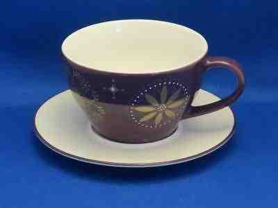 Starbucks Purple Gold Star 2006 Holiday Christmas Mug Cup & Saucer Set Christmas - Sold on eBay Nov, 6th 2018 for $19.99