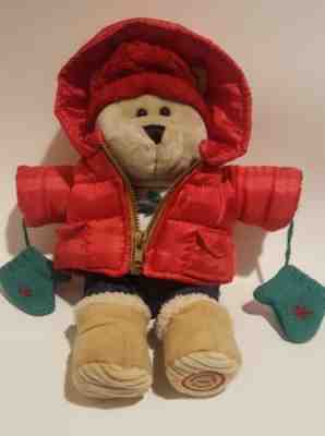 Starbucks Bearista Bear 2006 Winter Christmas 51st Edition Plush Stuffed Teddy - Sold on eBay Nov, 5th 2018 for $9.00