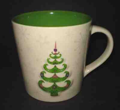 Starbucks 17-oz Embossed Christmas Tree Snowflakes  COFFEE MUG TEA CUP 2006 - Sold on eBay Nov, 5th 2018 for $24.99