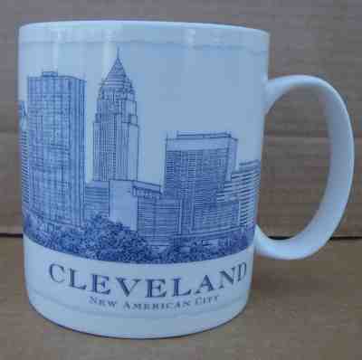2006 Starbucks Cleveland New American City collectible ceramic coffee mug - Sold on eBay Nov, 5th 2018 for $10.00