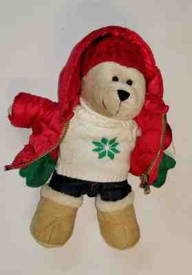 Starbucks coffee bearista bear Christmas winter 2006 plush stuffed animal  - Sold on eBay Nov, 5th 2018 for $6.10