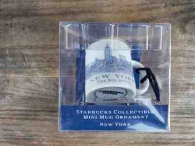 Starbucks Mini Mug Ornament New York City NYC Architectural 2oz 2006 - Sold on eBay Nov, 4th 2018 for $9.97