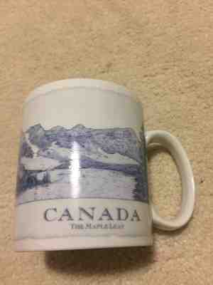 2006 Starbucks Canada Maple Leaf Architect Series 18 oz Coffee Mug Original - Sold on eBay Nov, 4th 2018 for $12.00
