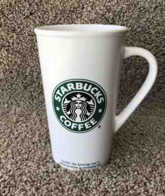 Starbucks Grande Ceramic Tall Cup 16 oz Coffee Mug White with Mermaid Logo 2006 - Sold on eBay Nov, 4th 2018 for $17.99
