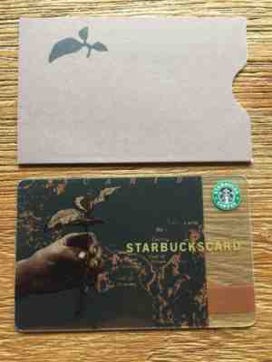 Starbucks card United Kingdom Black Caribbean 2006 Mega rare w/ sleeve & insert