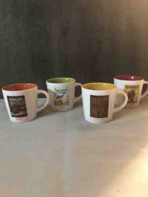 2006 Starbucks Set Of 4 Mini Mugs Coffee Blend Stamp And Origin Map 3 Oz - Sold on eBay Nov, 2nd 2018 for $10.00