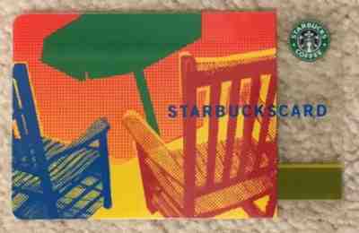 Starbucks 2006 Green Umbrella Card - Sold on eBay Nov, 2nd 2018 for $3.99