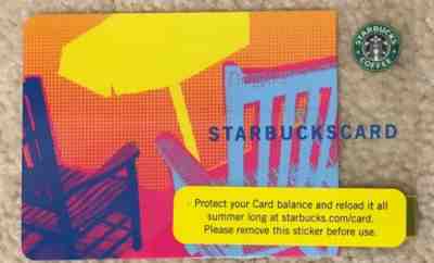Starbucks 2006 Yellow Umbrella Card - Sold on eBay Nov, 2nd 2018 for $3.99