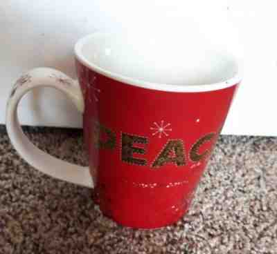 Holiday 2006 Starbucks PEACE 14 ounce COFFEE MUG - Sold on eBay Nov, 1st 2018 for $3.99