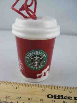 Collectible 2006 Starbucks Ceramic Coffee Cup Christmas Ornament - Sold on eBay Nov, 1st 2018 for $5.00