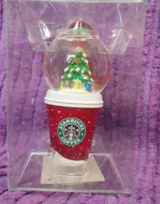 Starbucks Christmas Tree Snow Globe Ornament To Go Cup 2007  NIB - Sold on eBay Nov, 12th 2018 for $22.80