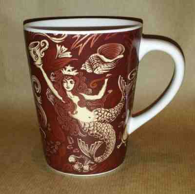 2007 Starbucks 35th Anniversary Brown Copper Split Tail Siren Mermaid Mug - Sold on eBay Nov, 4th 2018 for $18.87