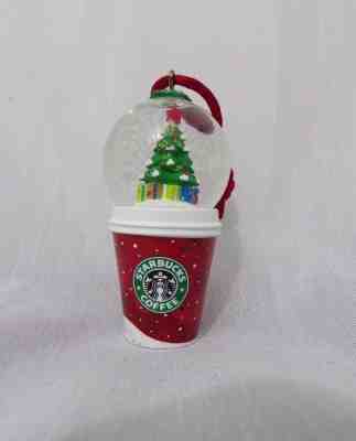 2007 Starbucks Cup 3" Snow Globe Christmas Ornament To Go Cup  - Sold on eBay Nov, 4th 2018 for $20.00
