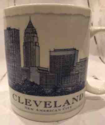 Starbucks CLEVELAND Coffee Mug 2007 Architecture Series New American City 18oz - Sold on eBay Nov, 3rd 2018 for $18.73