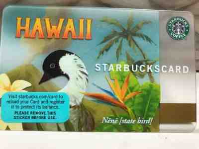 NEW Starbucks Hawaii Nene Goose City card 2008, never swiped  - Sold on eBay Nov, 9th 2018 for $7.50