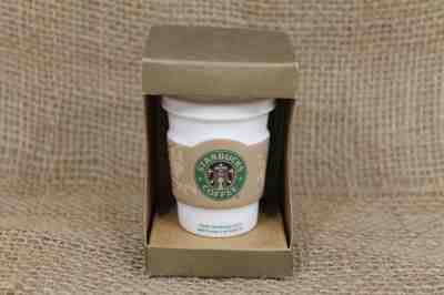 2008 Starbucks Ceramic Christmas Ornament Coffee Cup - Sold on eBay Nov, 9th 2018 for $12.00