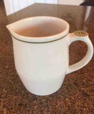 Starbucks Coffee 16 Oz White Milk Frother Creamer Pitcher Jug 2008 - Sold on eBay Nov, 3rd 2018 for $17.99