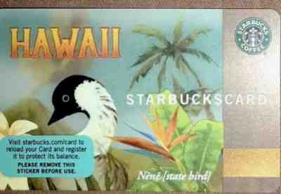 RARE! TWO (2X) 2008 Starbucks HAWAII NENE Bird Card Lot Coffee - Sold on eBay Nov, 1st 2018 for $10.00