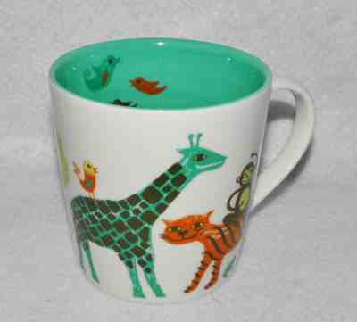 Starbucks Cup Mug Animals Zoo Children's 2008 Monkey Giraffe 8 oz Child - Sold on eBay Nov, 1st 2018 for $12.00