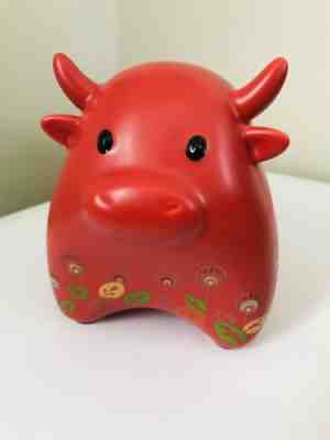 Rare Starbucks 2008 Chinese New Year Piggy Bank Coin Bank Ox - Sold on eBay Oct, 31st 2018 for $62.06