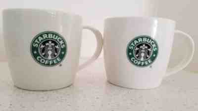 2 - Starbucks 2008 Bone China 12oz. White Green Mermaid Logo Mug Coffee Cup - Sold on eBay Oct, 31st 2018 for $10.00