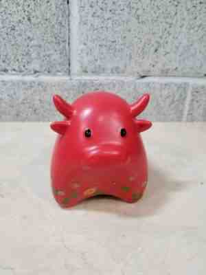 Extremely Rare Starbucks Ox Oxen 2008 Chinese New Year Coin Bank Red Bull Coffee - Sold on eBay Oct, 31st 2018 for $99.00