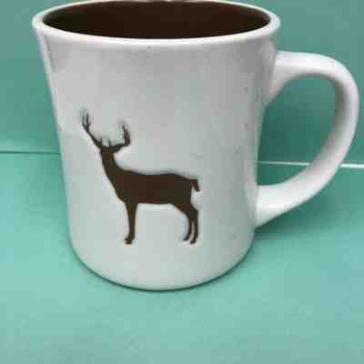 Starbucks Mug Deer Stag Buck Elk Antlers Hunter Coffee Cup Embossed 2008 12oz - Sold on eBay Oct, 30th 2018 for $14.95